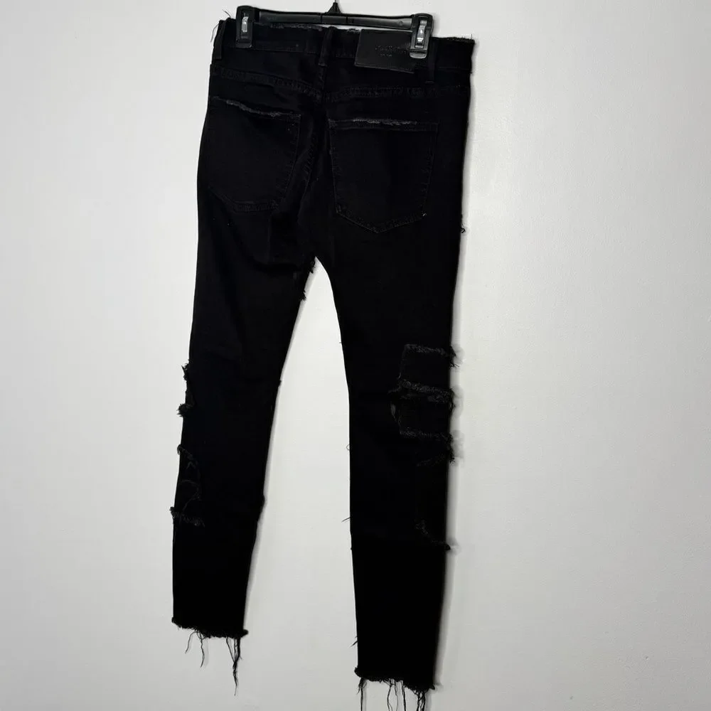 Valabasas Black Distressed Jeans size 29